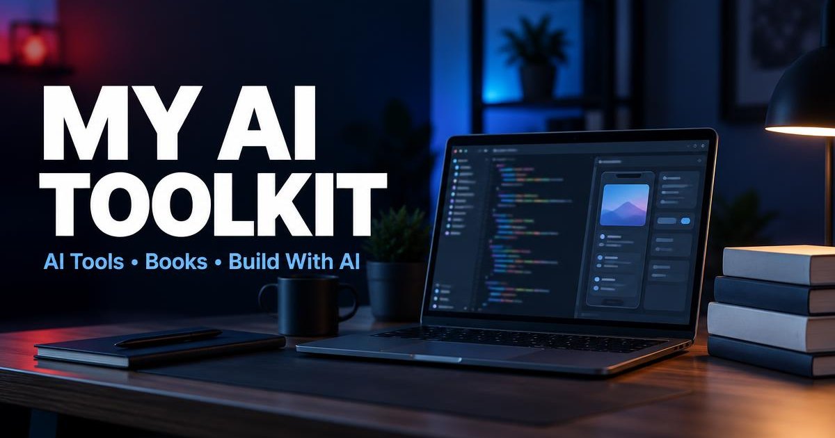My AI Toolkit — AI Tools, Books, Build With AI